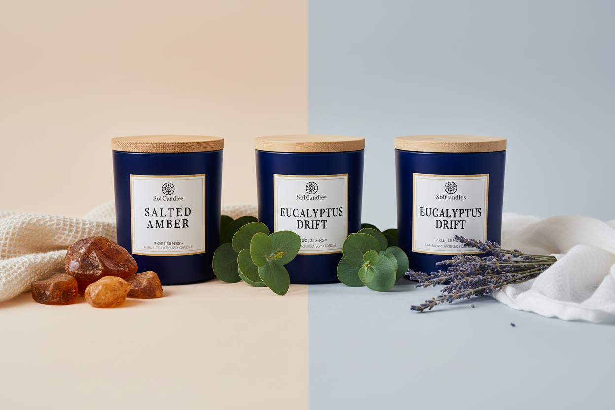 Drift Collection - Salted Amber, Eucalyptus Drift, and Lavender Drift